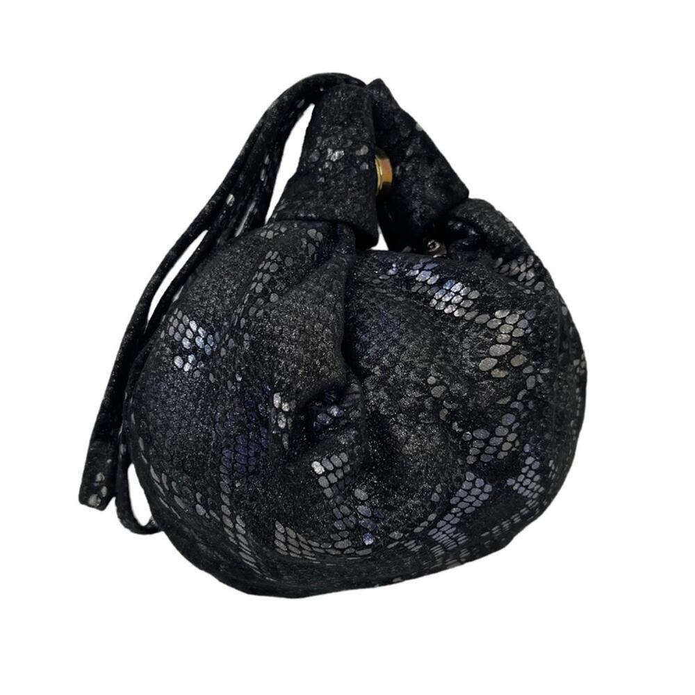 Luis Alexander Python Fortune Cookie Leather Blac… - image 8